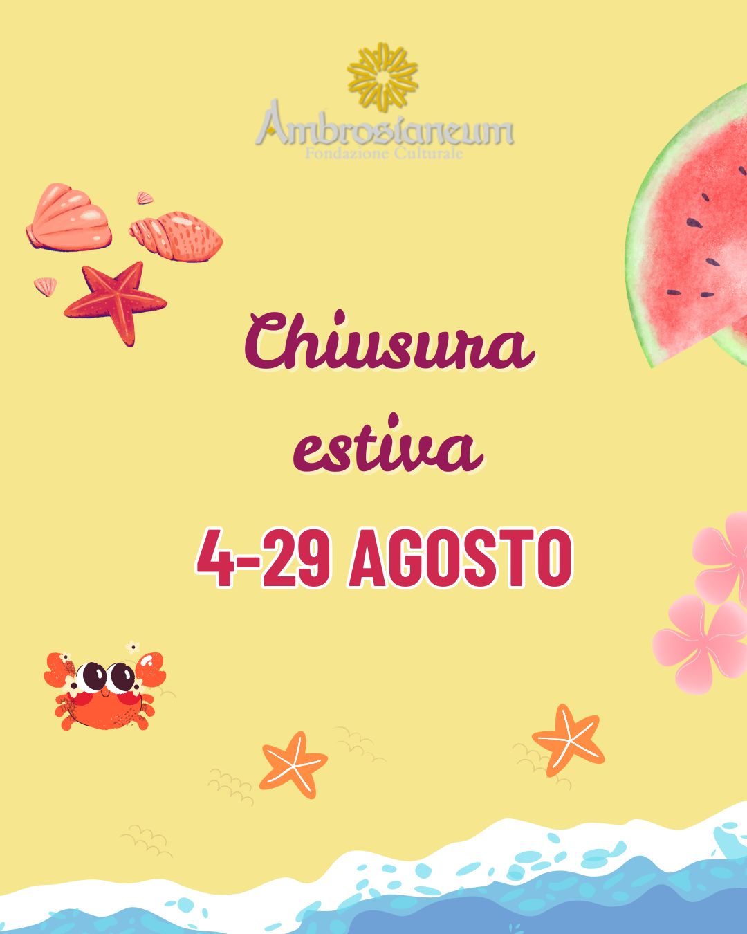 Chiusura estiva